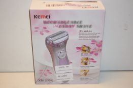 BOXED KEMEI RECHARGEABLE LADY SHAVECondition ReportAppraisal Available on Request- All Items are