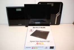4X BOXED/UNBOXED ASSORTED BATHROOM SCALES BY SALTER & OTHER (IMAGE DEPICTS STOCK)Condition