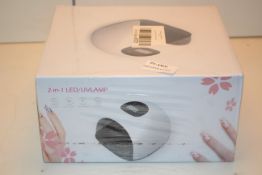 BOXED UV 2-IN-1 LED LAMP NAIL DRYERRRP £34.99Condition ReportAppraisal Available on Request- All