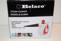 BOXED BELACO STEAM CLEANER MODEL: B-SC389A RRP £26.90Condition ReportAppraisal Available on Request-