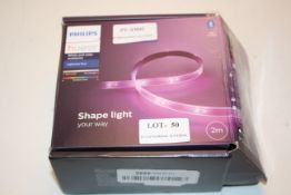 BOXED PHILIPS HUE PERSONAL WIRELESS LIGHTING WHITE AND COLOUR AMBIANCE LIGHTSTRIP PLUS RRP £87.