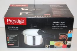 BOXED PRESTIGE STAINLESS STEEL 4L SMARTPLUS PRESSURE COOKER RRP £50.00Condition ReportAppraisal