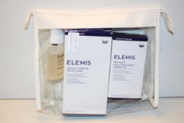 BAGGED 4 PIECE ELEMIS GENTLE FOAMING FACIAL WASH & REPTIDE4 NIGHT RECOVERY CREAM-OIL & GINSENG TONER