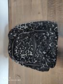 1 BLACK AND GREY CHEETAH PRINT BACKPACKCondition ReportAppraisal Available on Request- All Items are
