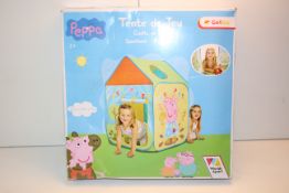 BOXED PEPPA PIG PLAY TENT Condition ReportAppraisal Available on Request- All Items are Unchecked/