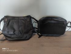 2 X BLACK OVERSHOULDER BAGSCondition ReportAppraisal Available on Request- All Items are Unchecked/