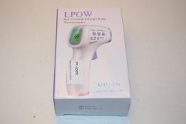 1X BOXED LPOW NON CONTACT INFRARED BODY THERMOMETER Condition ReportAppraisal Available on