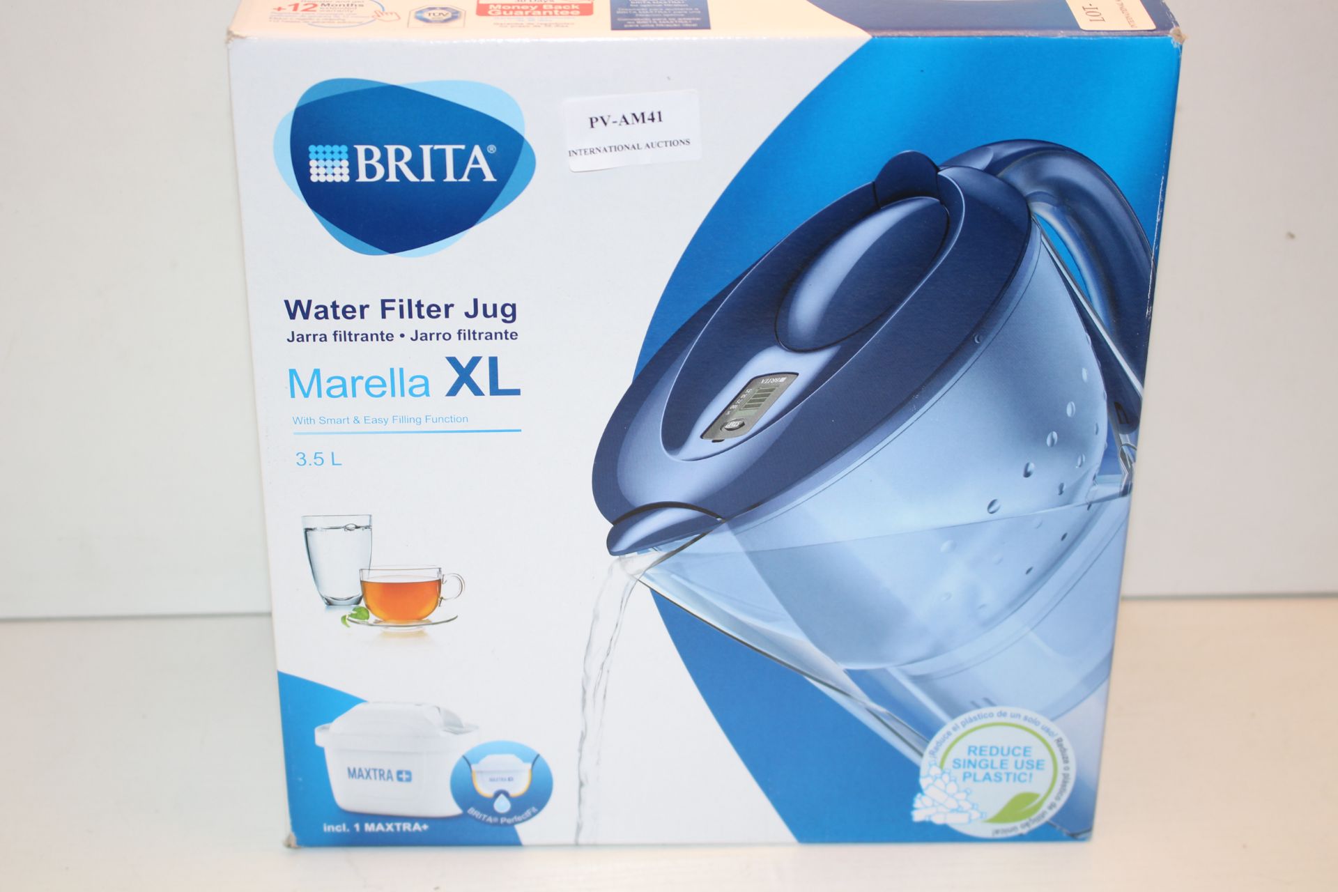 BOXED BRITA WATER FILTER JUG MARELLA XL 3.5L MAXTRA+ RRP £34.99Condition ReportAppraisal Available