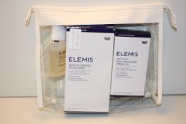 BAGGED 4 PIECE ELEMIS GENTLE FOAMING FACIAL WASH & REPTIDE4 NIGHT RECOVERY CREAM-OIL & GINSENG TONER