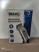 BOXED WAHL GROOMSMEN RECHARGEABLE SUBBLE AND BEARD TRIMMER Condition ReportAppraisal Available on