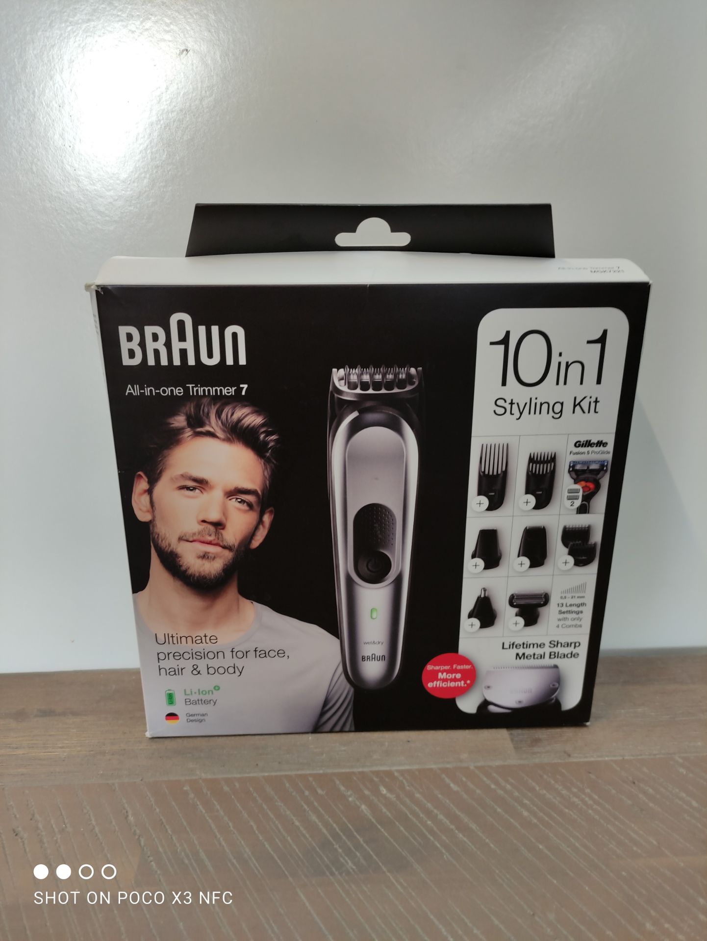 BOXED BRAUN ALL IN ONE TRIMMER 7 10 IN 1 STYLING KIT RRP £54.99Condition ReportAppraisal Available
