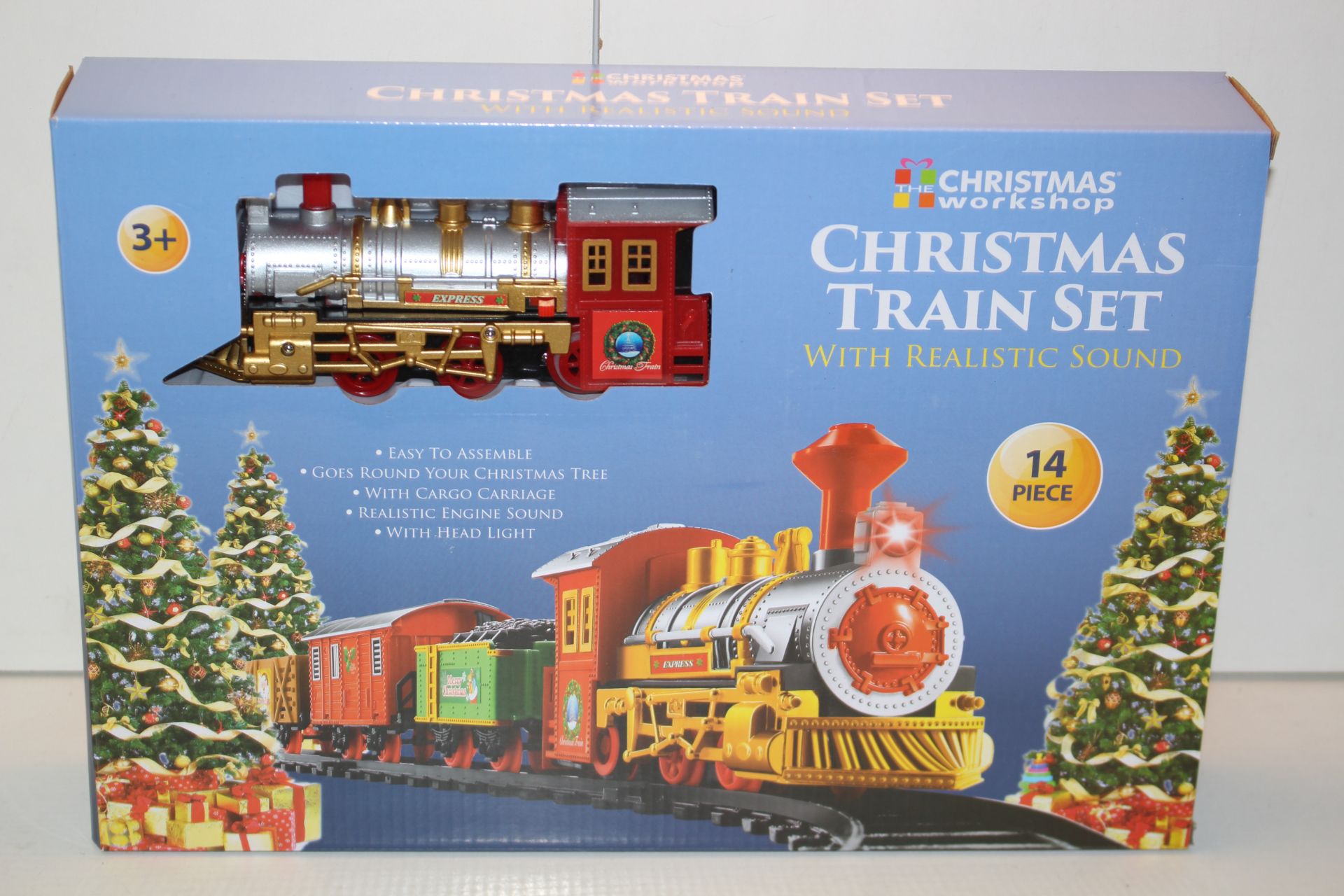 BOXED CHRISTMAS WORKSHOP CHRISTMAS TRAIN SET Condition ReportAppraisal Available on Request- All