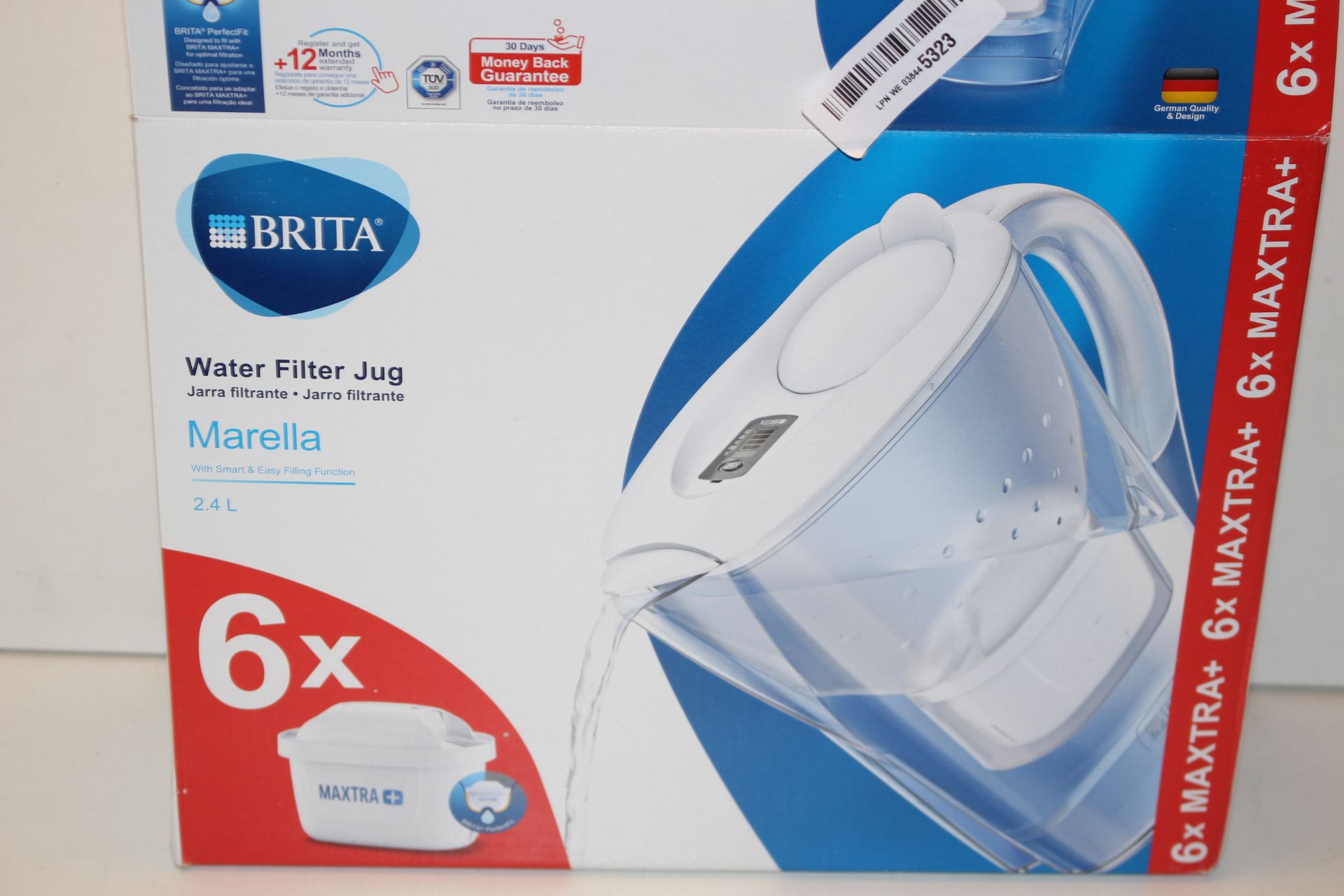 BOXED BRITA MARELLA WATER FILTER JUG 2.4L RRP £29.99Condition ReportAppraisal Available on