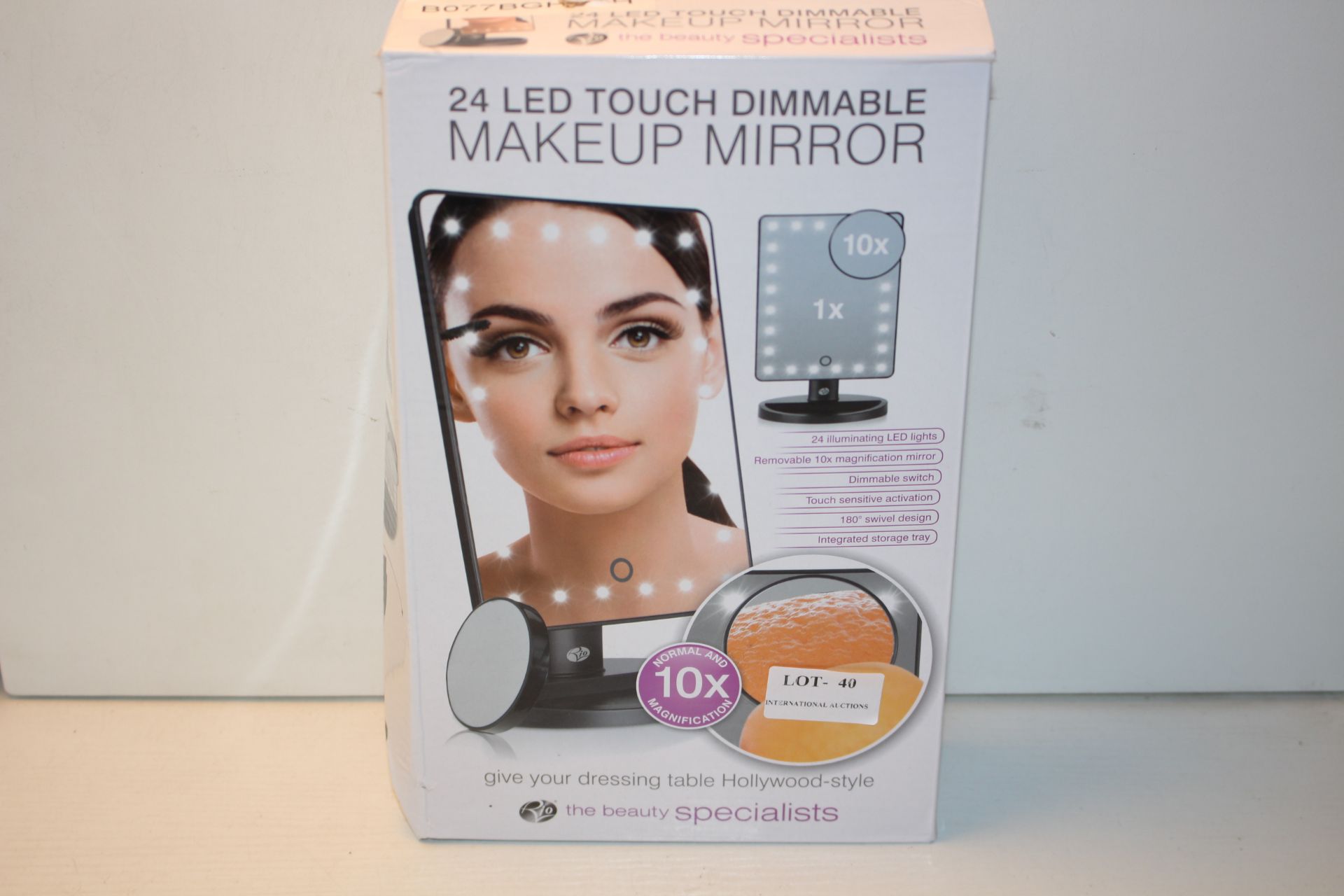 BOXED 24 LED TOUCH DIMMABLE MAKE UP MIRRORCondition ReportAppraisal Available on Request- All