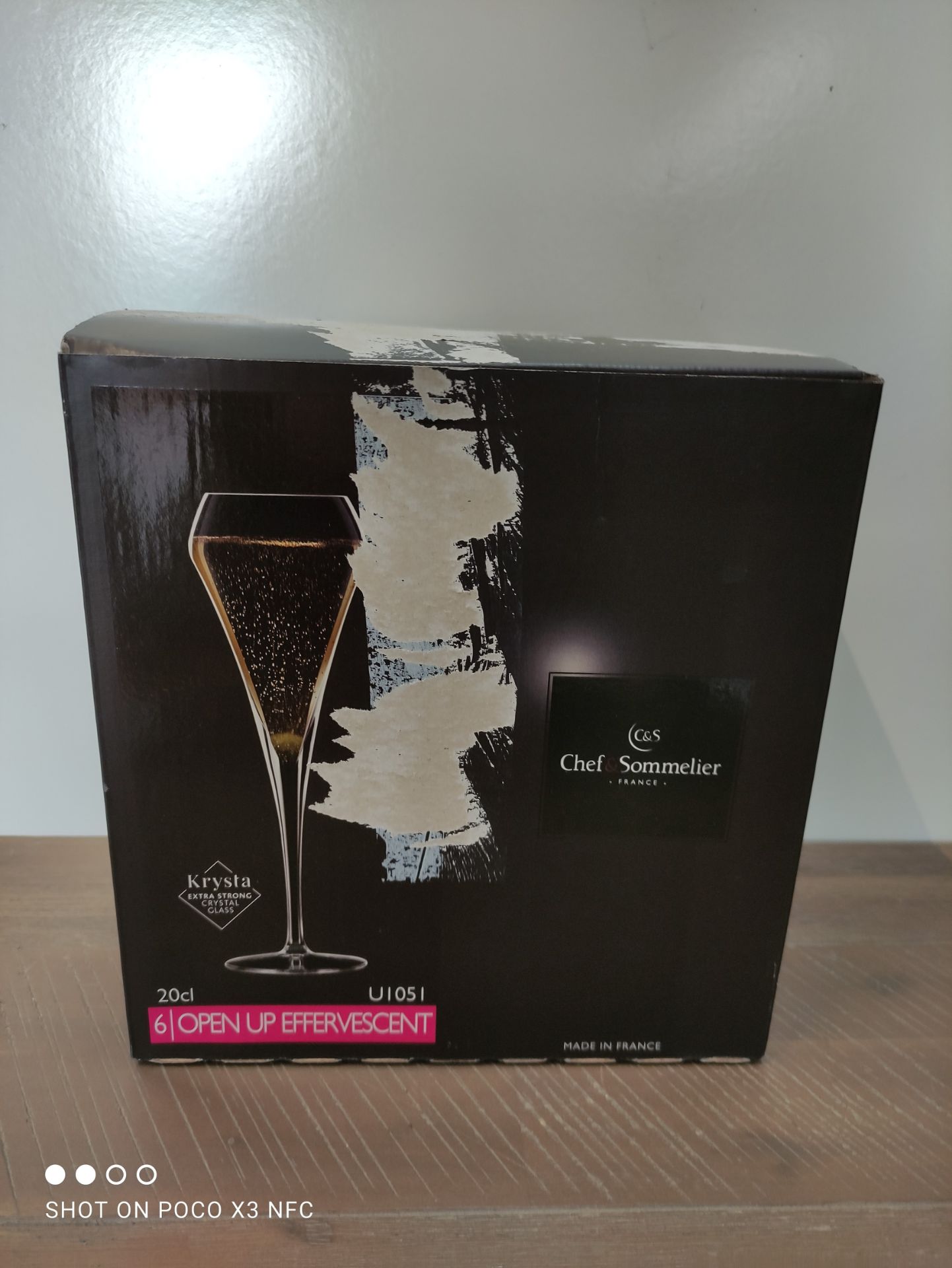 CHEF&SOMMEILER EXTRA STRONG CRYSTAL GLASS RRP £8Condition ReportAppraisal Available on Request-