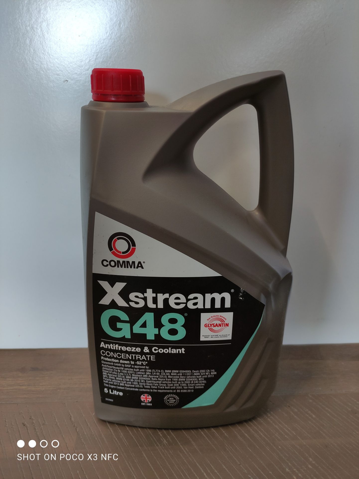 COMMA XSTREAM G48 ANTIFREEZE & COOLANT RRP £17.99Condition ReportAppraisal Available on Request- All