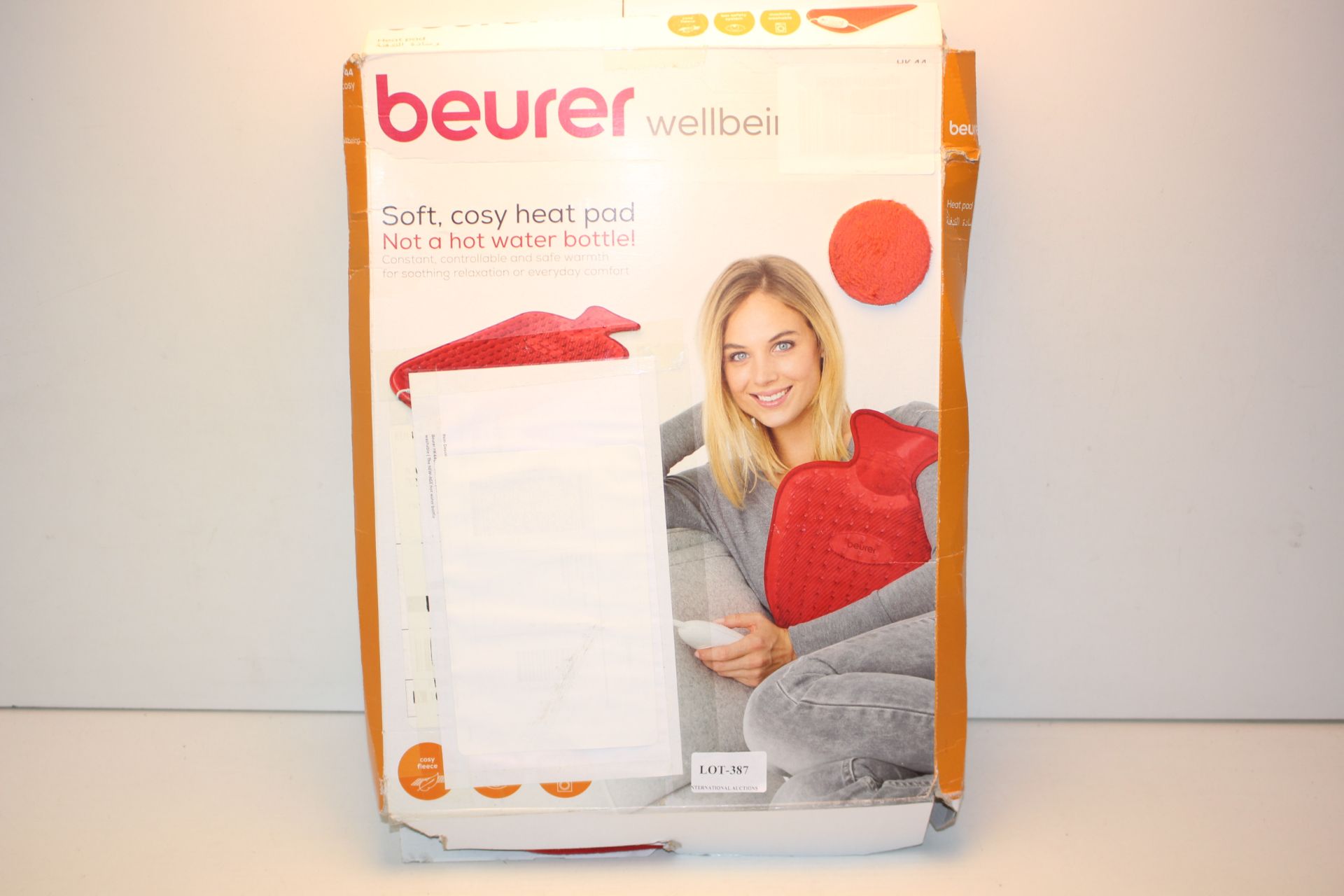BOXED BEURER WELLBEING SOFT COSY HEAT PAD MODEL: HK44 RRP £44.99Condition ReportAppraisal
