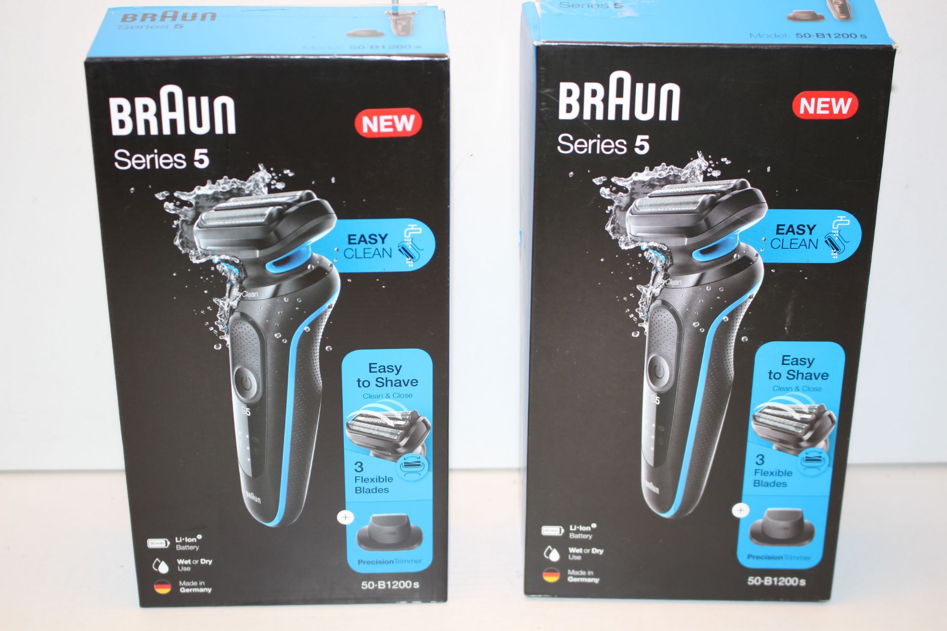 2X BOXED BRAUN SERIES 5 WET & DRY SHAVERS COMBINED RRP £150.00Condition ReportAppraisal Available on