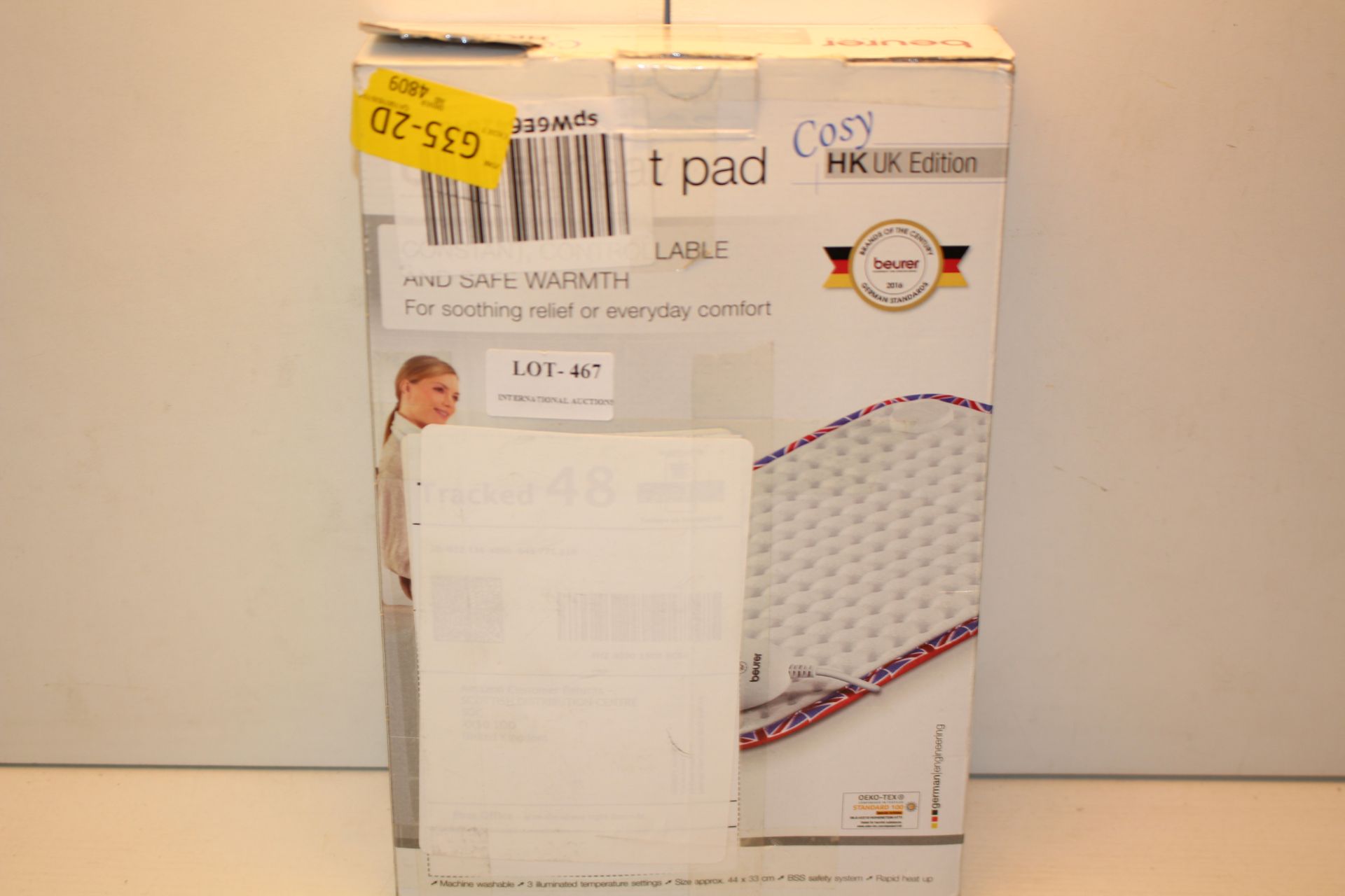 BOXED BEURER LIVING HEAT PAD COSY HK EDITION RRP £34.99Condition ReportAppraisal Available on