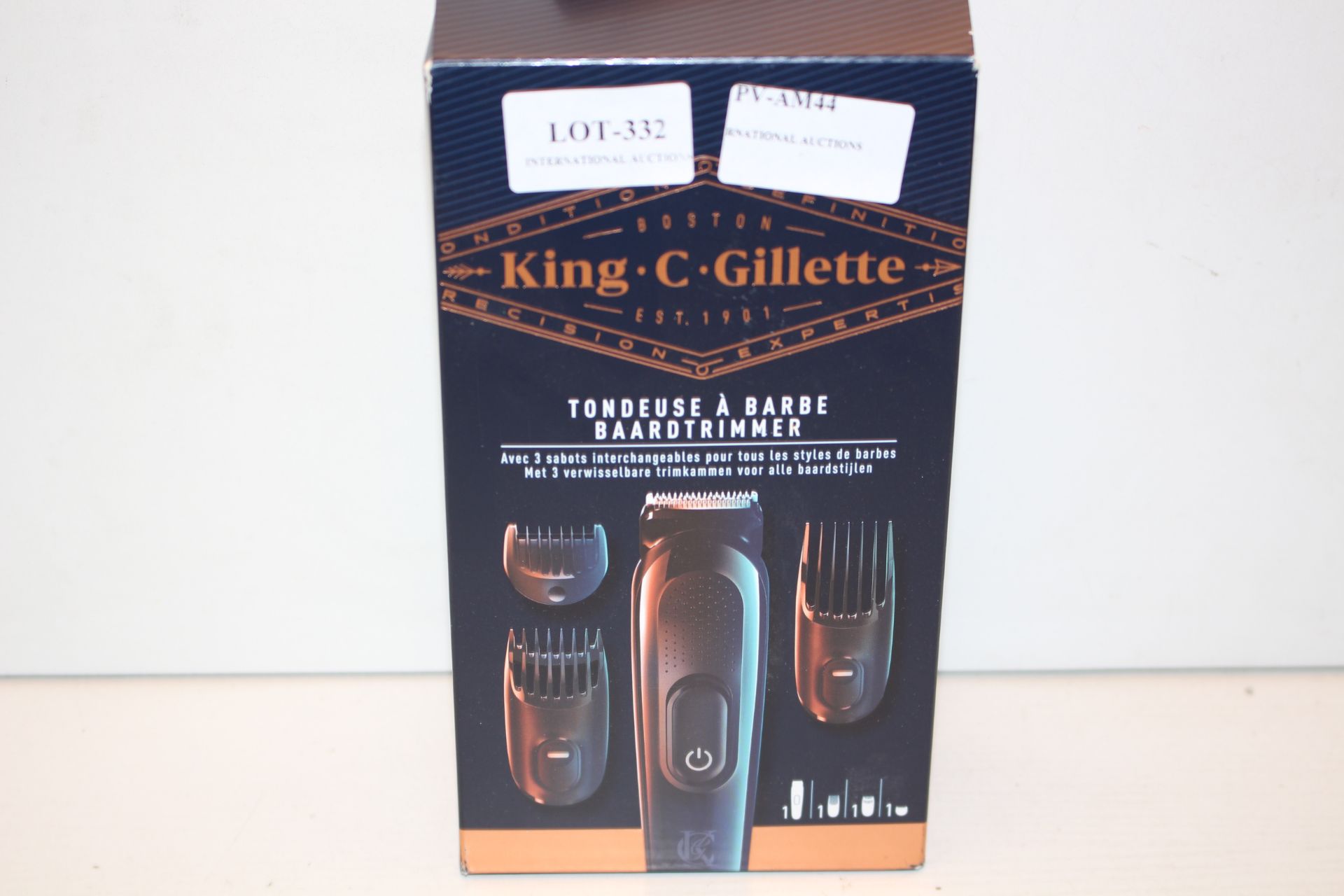 BOXED KING.C.GILLETTE BEARD TRIMMER Condition ReportAppraisal Available on Request- All Items are