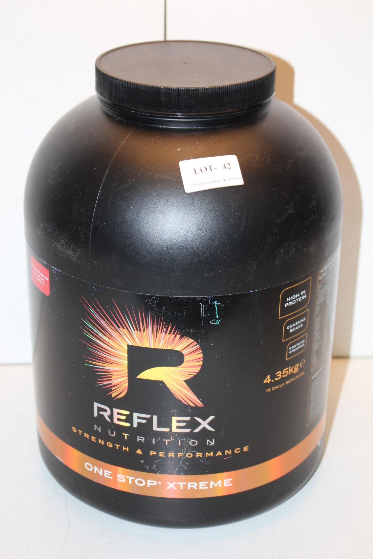 4.35KG REFLEX NUTRITION STRENGTH & PERFORMANCE ONE STOP XTREME HIGH IN PROTEIN RRP £47.39Condition