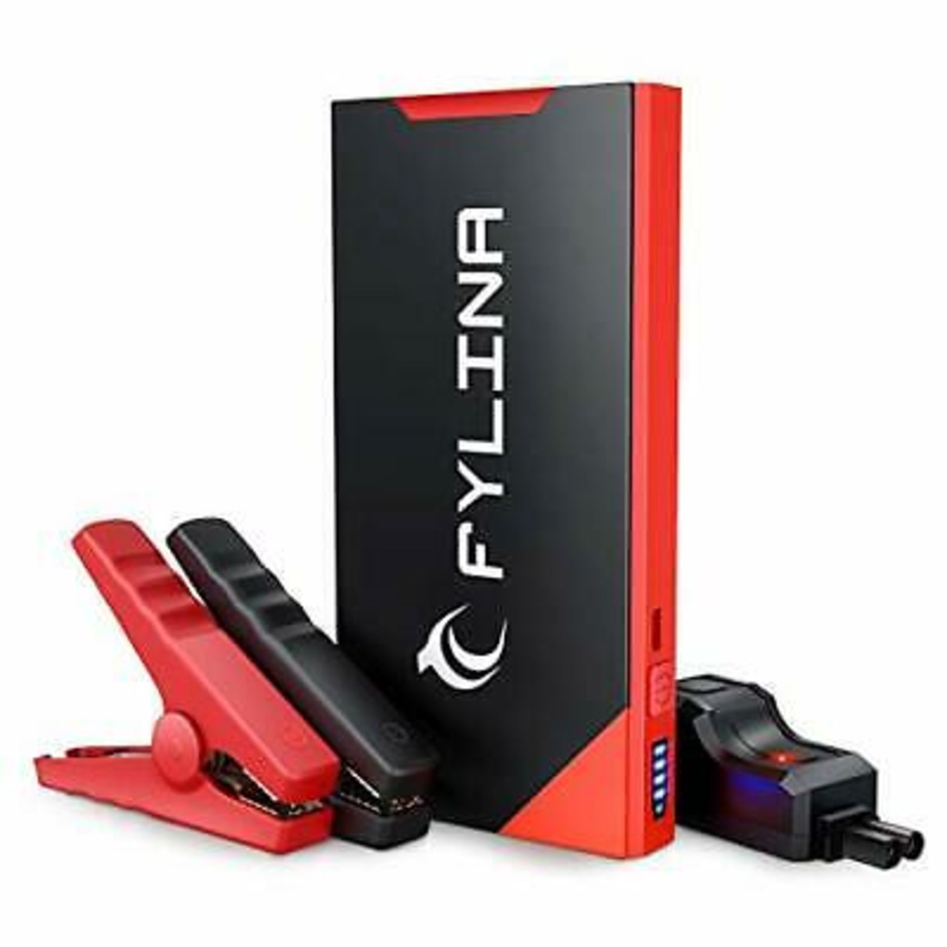 BOXED FYLINA JUMP STARTER, POWER BANK, LAPTOP CHARGER, LED LIGHTS RRP £72.49Condition