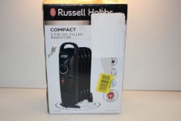 BOXED RUSSELL HOBBS COMPACT 5 FIN OIL FILLED RADIATOR RHOFR3001 RRP £28.69Condition