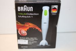 BOXED BRAUN TRIBUTE COLLECTION MULTIQUICK 1 Condition ReportAppraisal Available on Request- All