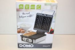 BOXED DOMO WAFFLE MAKER MODEL: DO9047W RRP £57.19Condition ReportAppraisal Available on Request- All