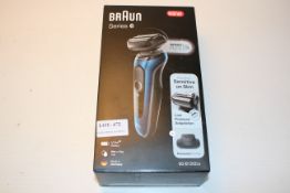 BOXED BRAUN SERIES 6 WET & DRY SHAVER MODEL: 60.B1200 S RRP £90.00Condition ReportAppraisal