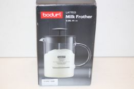 BOXED BODUM LATTEO MILK FROTHER 0.25L RRP £23.99Condition ReportAppraisal Available on Request-