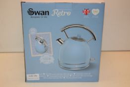 BOXED SWAN RETRO 3000W KETTLE RRP £29.99Condition ReportAppraisal Available on Request- All Items