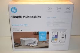 BOXED HP DESKJET PLUS 4120 PRINTER RRP £59.99Condition ReportAppraisal Available on Request- All