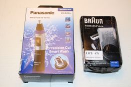 2X BOXED ASSORTED ITEMS BY BRAUN & PANASONIC (IMAGE DEPICTS STOCK)Condition ReportAppraisal