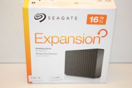 BOXED SEAGATE EXPANSION 16TB DESKTOP DRIVE RRP £378.00Condition ReportAppraisal Available on