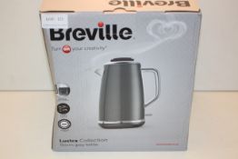 BOXED BREVILLE LUSTRA COLLECTION STORM GREY KETTLE MODEL: VKT065 RRP £39.99Condition ReportAppraisal