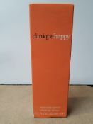 CLINIQUE HAPPY PERFUME SPRAY 50ML RRP £32.99Condition ReportAppraisal Available on Request- All