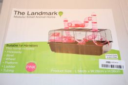 BOXED THE LANDMARK MODULAR SMALL ANIMAL HOME PRODUCT CODE: 51267 PINK RRP £38.99Condition