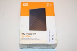 BOXED WD MY PASSPORT FOR MAC 2TB STORAGE RRP £49.99Condition ReportAppraisal Available on Request-