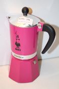 UNBOXED BIALETTI RAINBOW ESPRESSO COFFEE MAKER PINK RRP £39.99Condition ReportAppraisal Available on