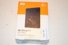 BOXED WD MY PASSPORT FOR MAC 2TB STORAGE RRP £49.99Condition ReportAppraisal Available on Request-