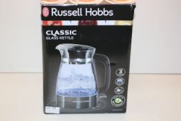 BOXED RUSSELL HOBBS CLASSIC GLASS KETTLECondition ReportAppraisal Available on Request- All Items