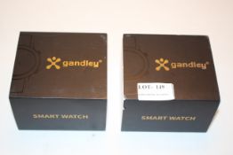 2X BOXED GANDLEY SMART WATCHES (IMAGE DEPICTS STOCK)Condition ReportAppraisal Available on