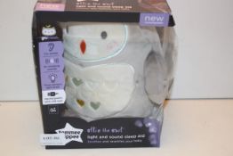 BOXED TOMMEE TIPPEE OLLIE THE OWL LIGHT AND SOUND SLEEP AID Condition ReportAppraisal Available on