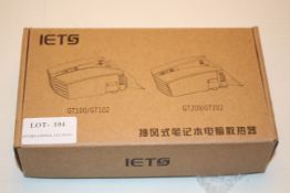 BOXED IETS GT100Condition ReportAppraisal Available on Request- All Items are Unchecked/Untested Raw