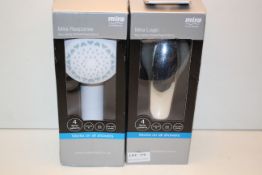 2X BOXED MIRA SHOWERS MIRA LOGIC SHOWER HEADS (IMAGE DEPICTS STOCK)Condition ReportAppraisal