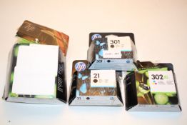 4X ASSORTED HP INK CARTRIDGES (IMAGE DEPICTS STOCK)Condition ReportAppraisal Available on Request-