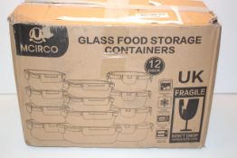 BOXED MCIRCO GLASS STORAGE CONTAINERS Condition ReportAppraisal Available on Request- All Items