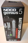 BOXED NOCO GENIUS 5 5A SMART BATTERY CHARGER RRP £69.95Condition ReportAppraisal Available on