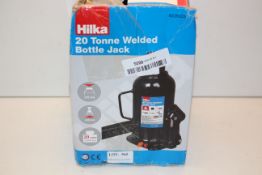 BOXED HILKA 20 TONNE WELDED BOTTLE JACK RRP £27.83Condition ReportAppraisal Available on Request-